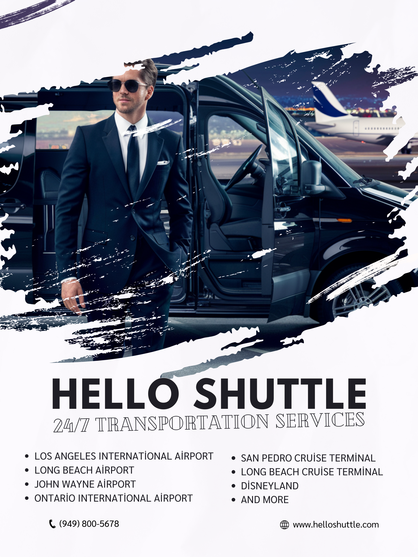 24/7 Private Airport Shuttle in Southern California – LAX, Disneyland & Cruise Terminals