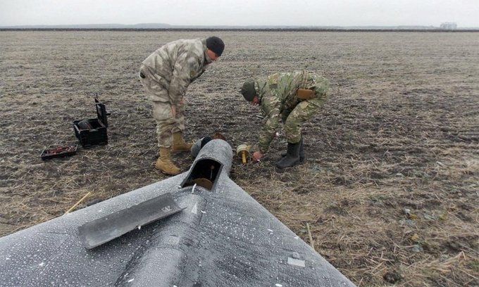 President Volodymyr Zelensky stated that the number of Russian drones launched at Ukraine this fall is 