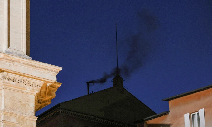 Black Smoke Rises: No New Pope Selected on First Day of Conclave