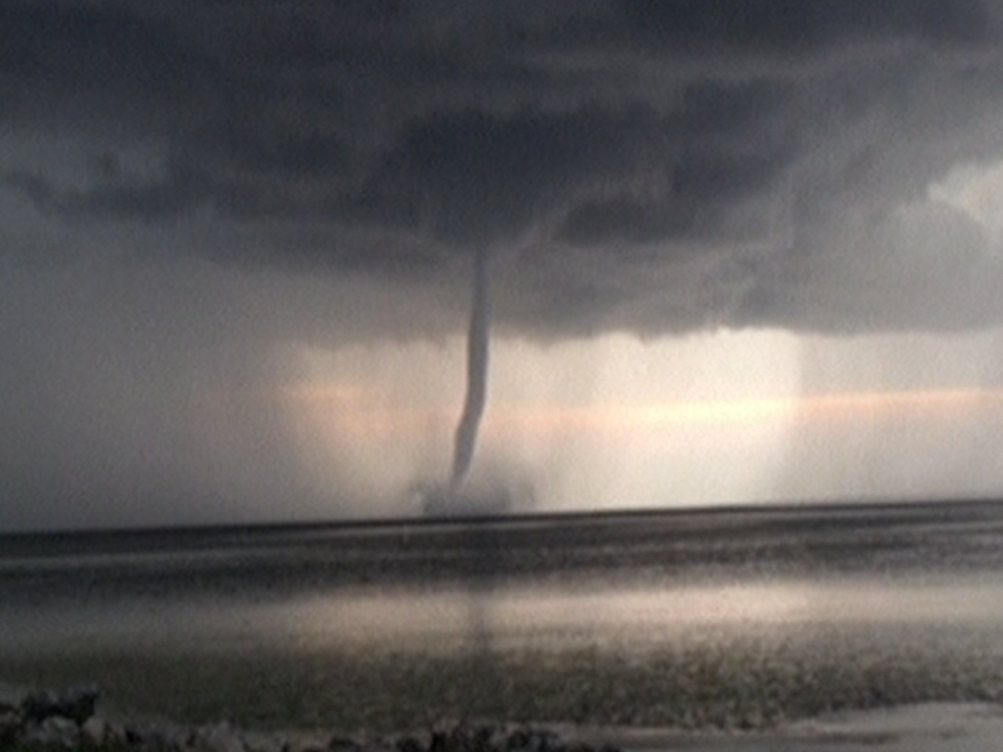 Moment of Hurricane Milton’s Waterspout Sweeping Through Florida Highway