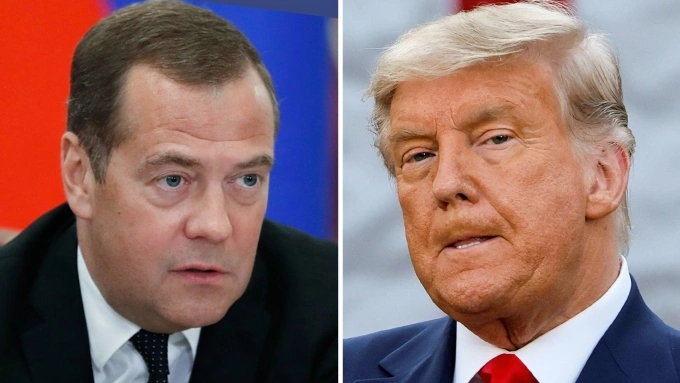 Trump Clashes with Medvedev Over Iran and Nuclear Threats