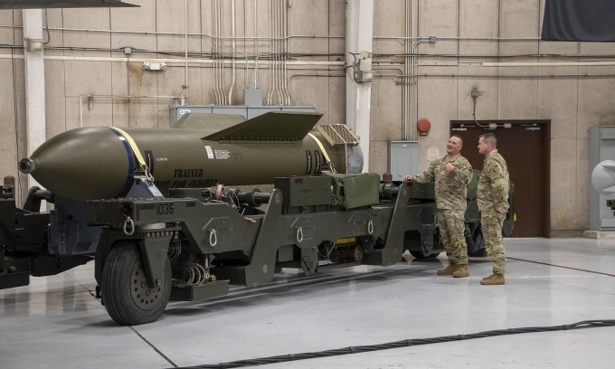 Inside America’s 14-Ton “Super Bomb” Designed Exclusively for the B-2 Bomber