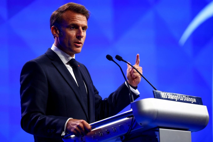 Macron Warns Against U.S.-China Rivalry in Shangri-La Dialogue Speech