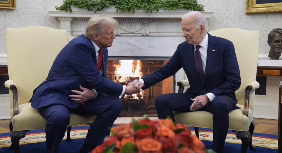 President Biden Welcomes Trump Back to the White House